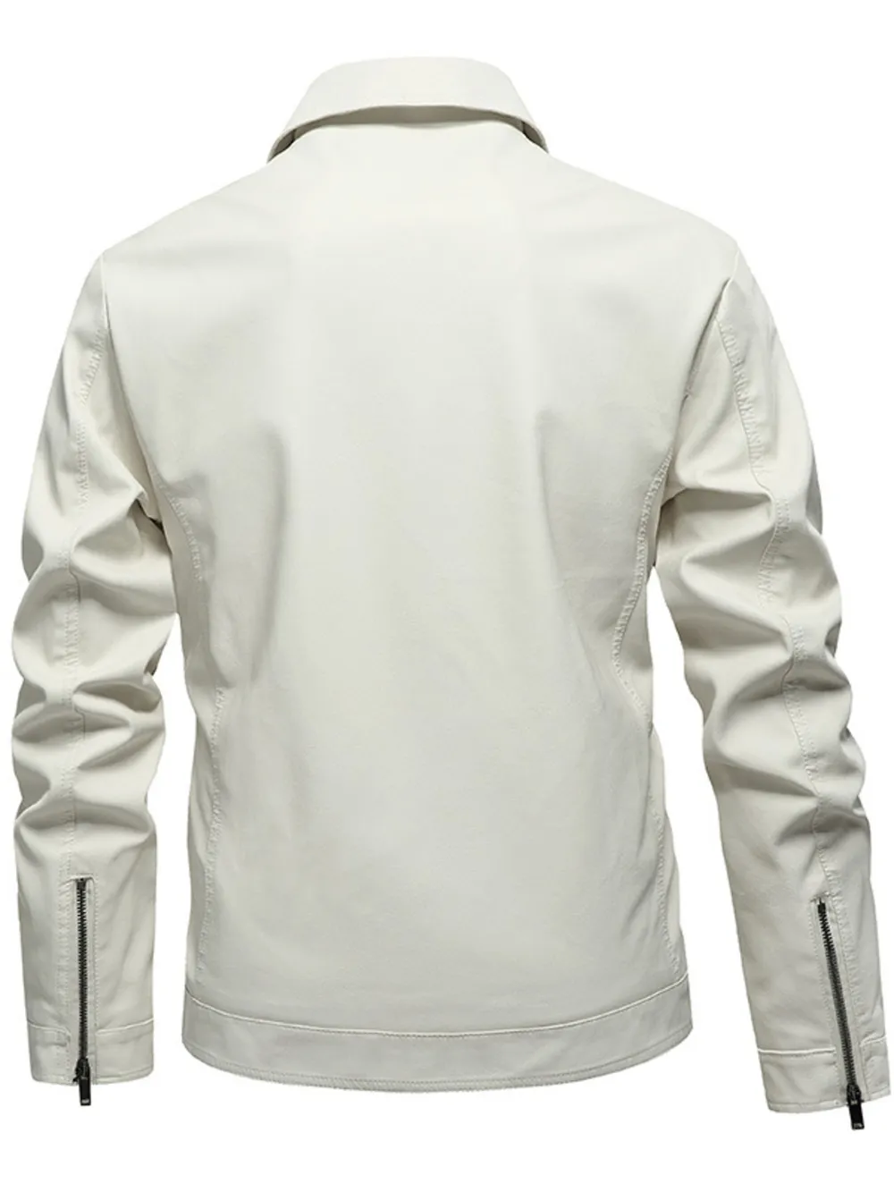 Men's Plus Size Zip Up Long Sleeve Jacket, image 4