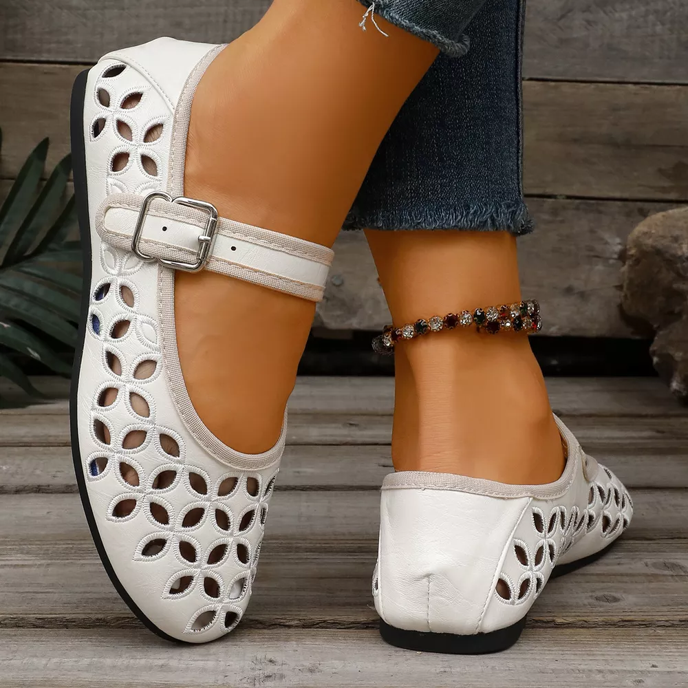 Round Toe Cutout Slip-Ons, image 6