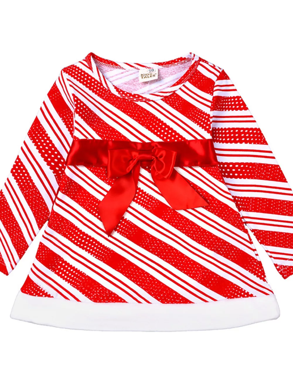 Children's Striped Christmas Outfit Set, image 4