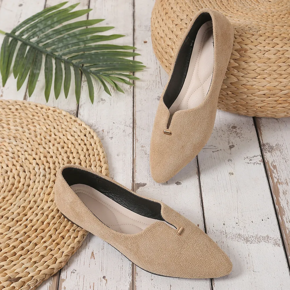 Point Toe Flats Slip-Ons, image 2