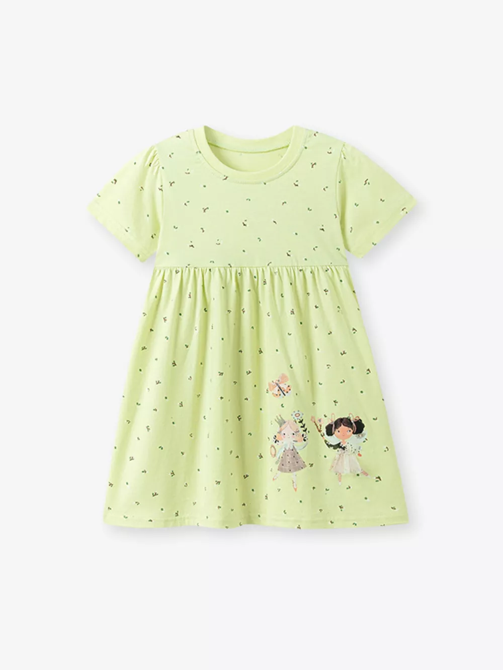 Children's Cartoon Short Sleeve Casual Dress, image 3