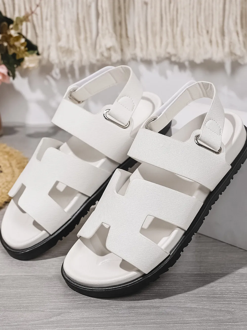 H-Style Gladiator Sandals with Ankle Strap, image 6