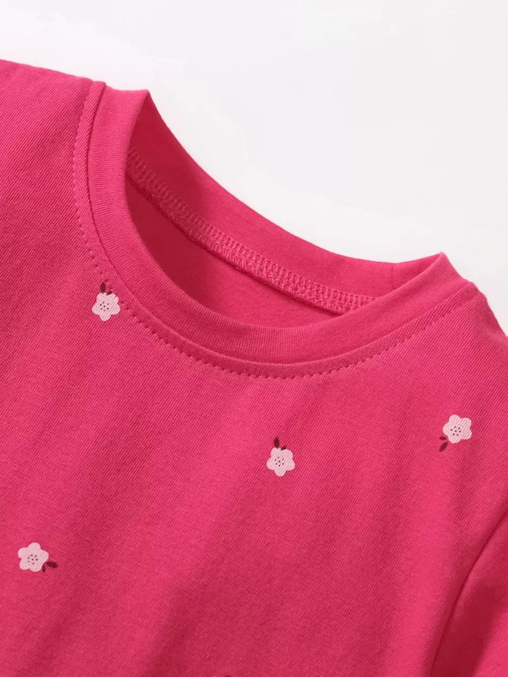 Children's Unicorn Rainbow Round Neck Casual Dress, image 2