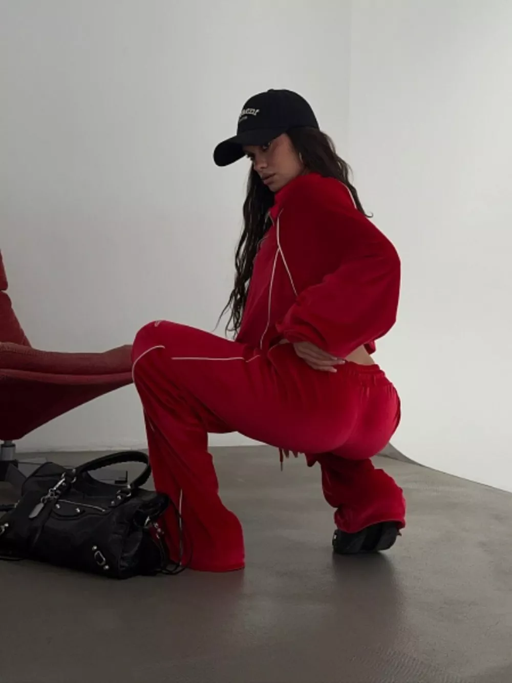 Zip Up Long Sleeve Top and Pants Set, image 24