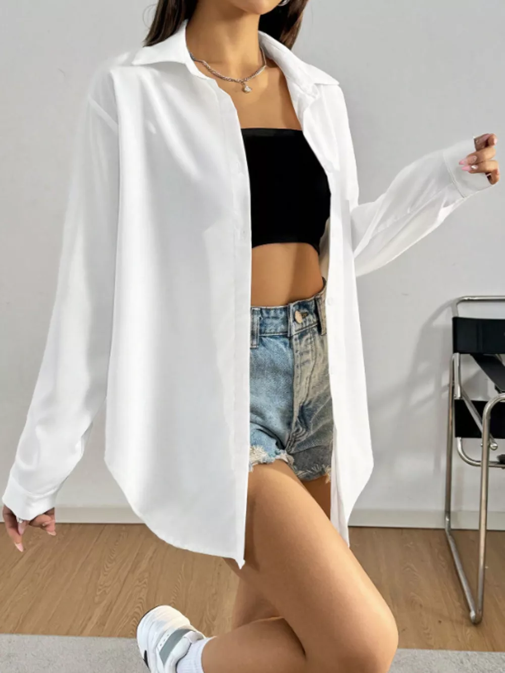 Button Up Long Sleeve Shirt, image 4