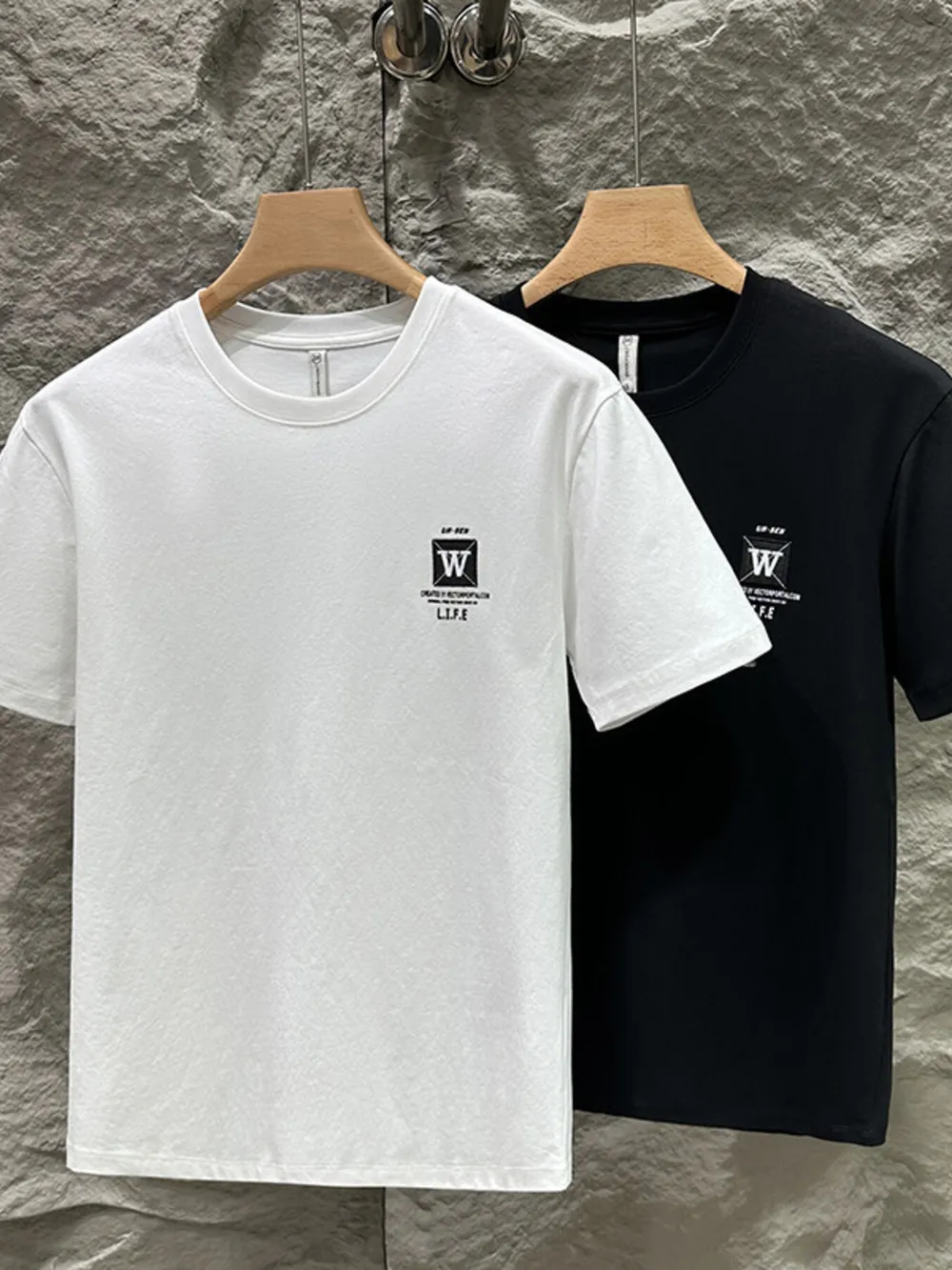 Men's Plus Size Round Neck Short Sleeve T-Shirt, image 3