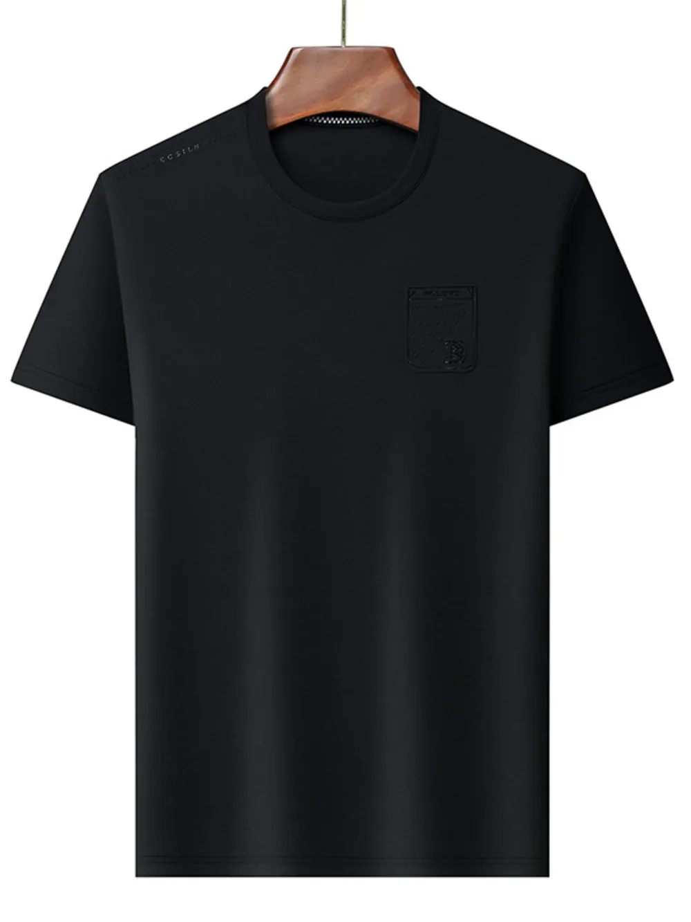 Men's Plus Size Round Neck Short Sleeve T-Shirt