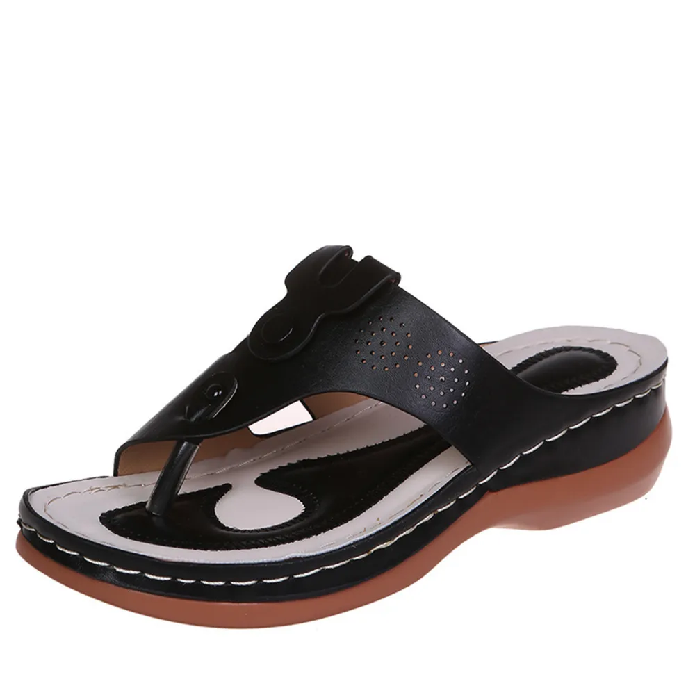 Cutout Wedge Sandals, image 6