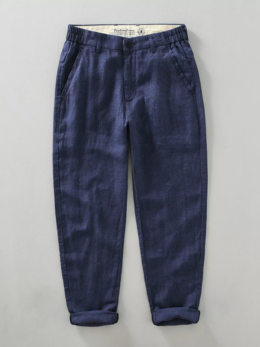 Men's Plus Size Casual Cropped Pants