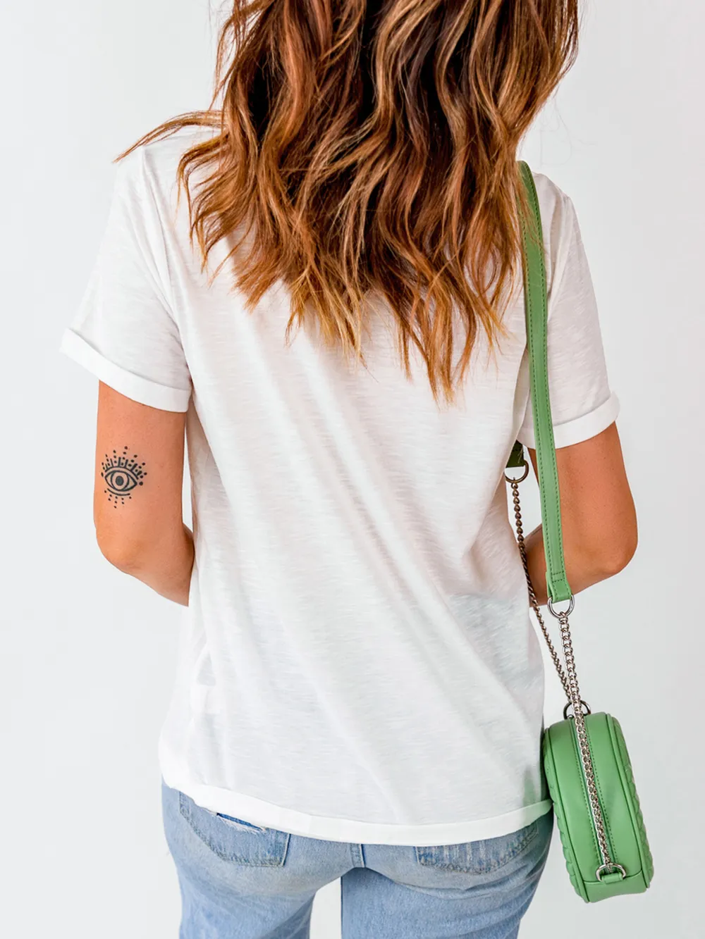 Graphic Round Neck Short Sleeve T-Shirt, image 2