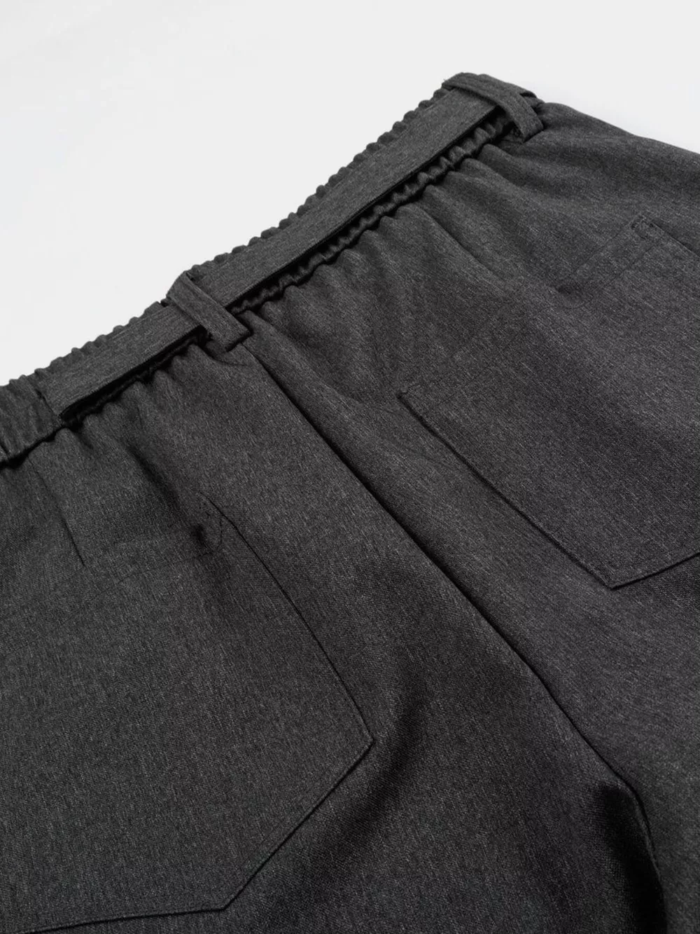 Men's High-Waisted Wide-Leg Pleated Pants, image 3