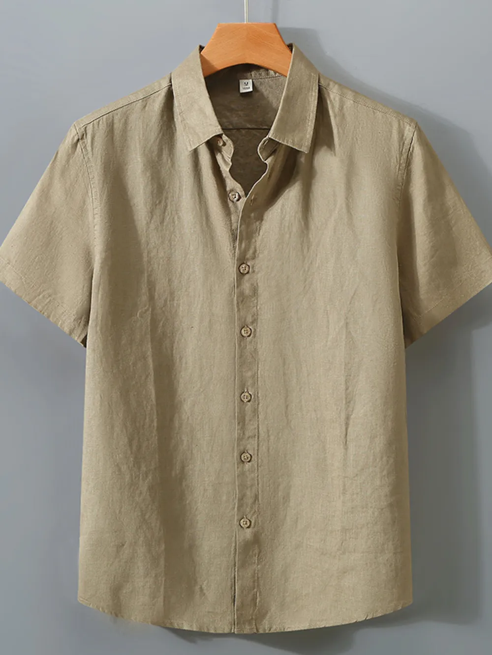 Men's Full Size Short Sleeve Button-Up Shirt Plus Size, image 4