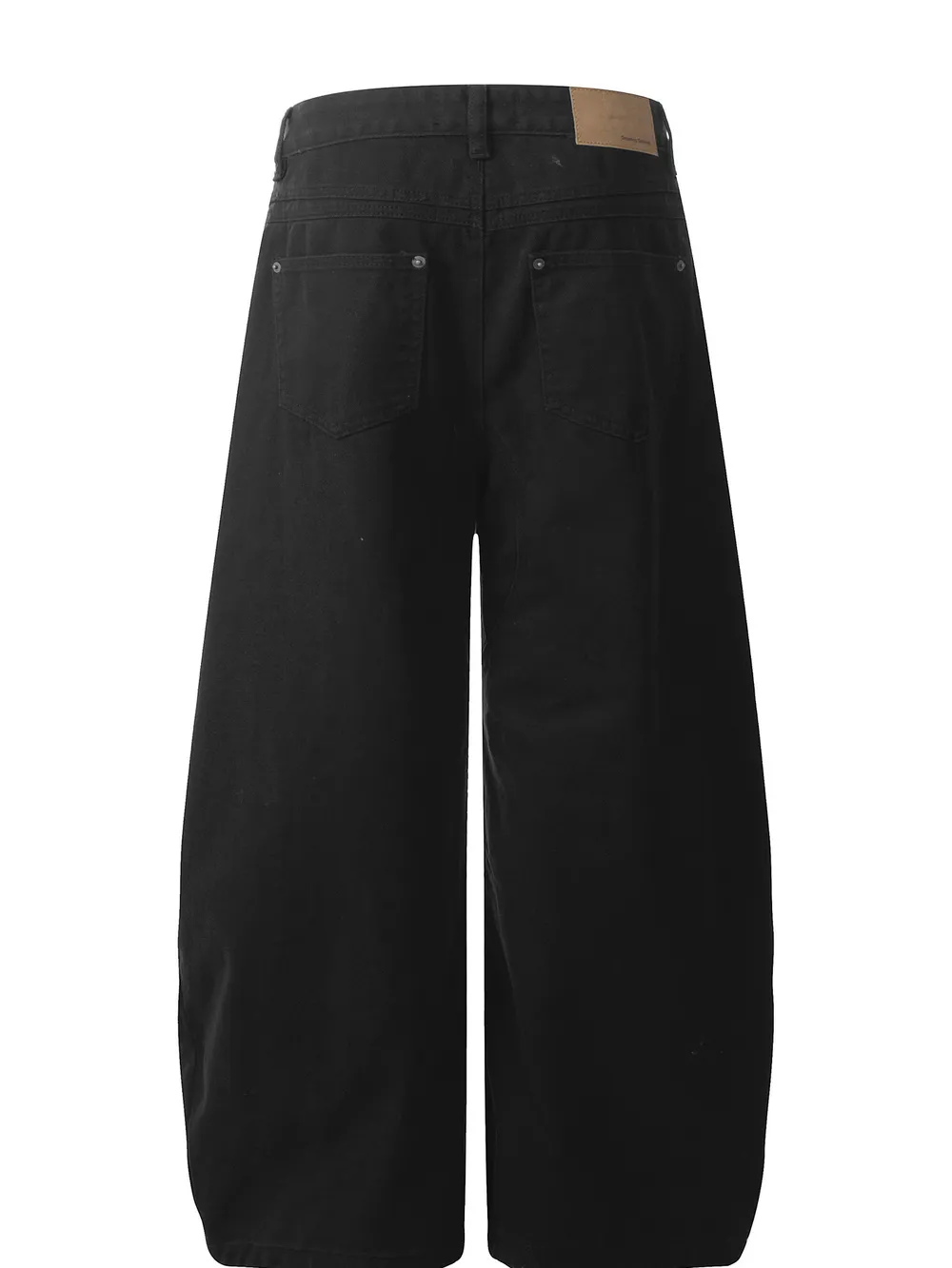 Men's Wide Leg Washed Jeans, image 3