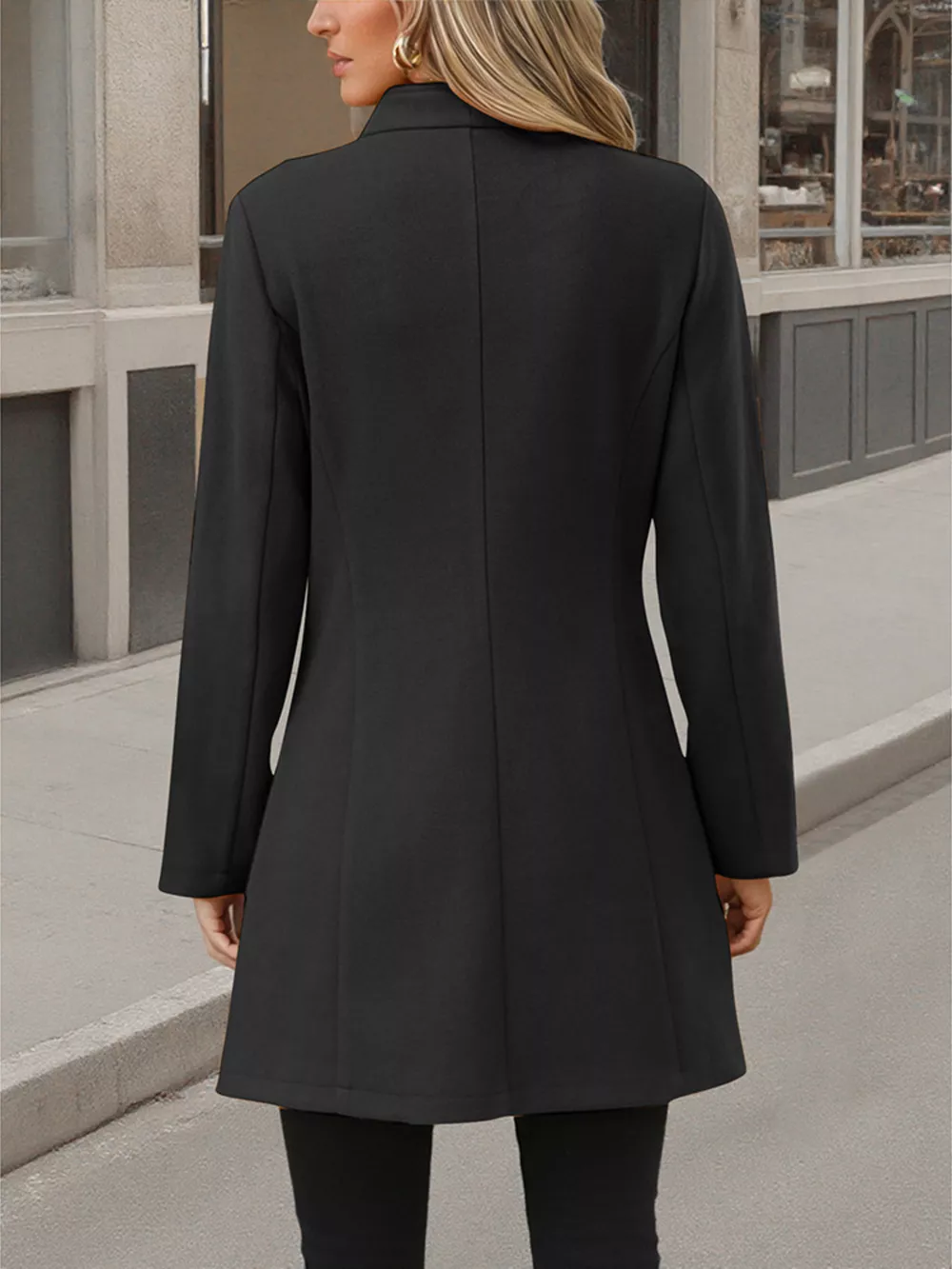 Button Up Long Sleeve Coat, image 13