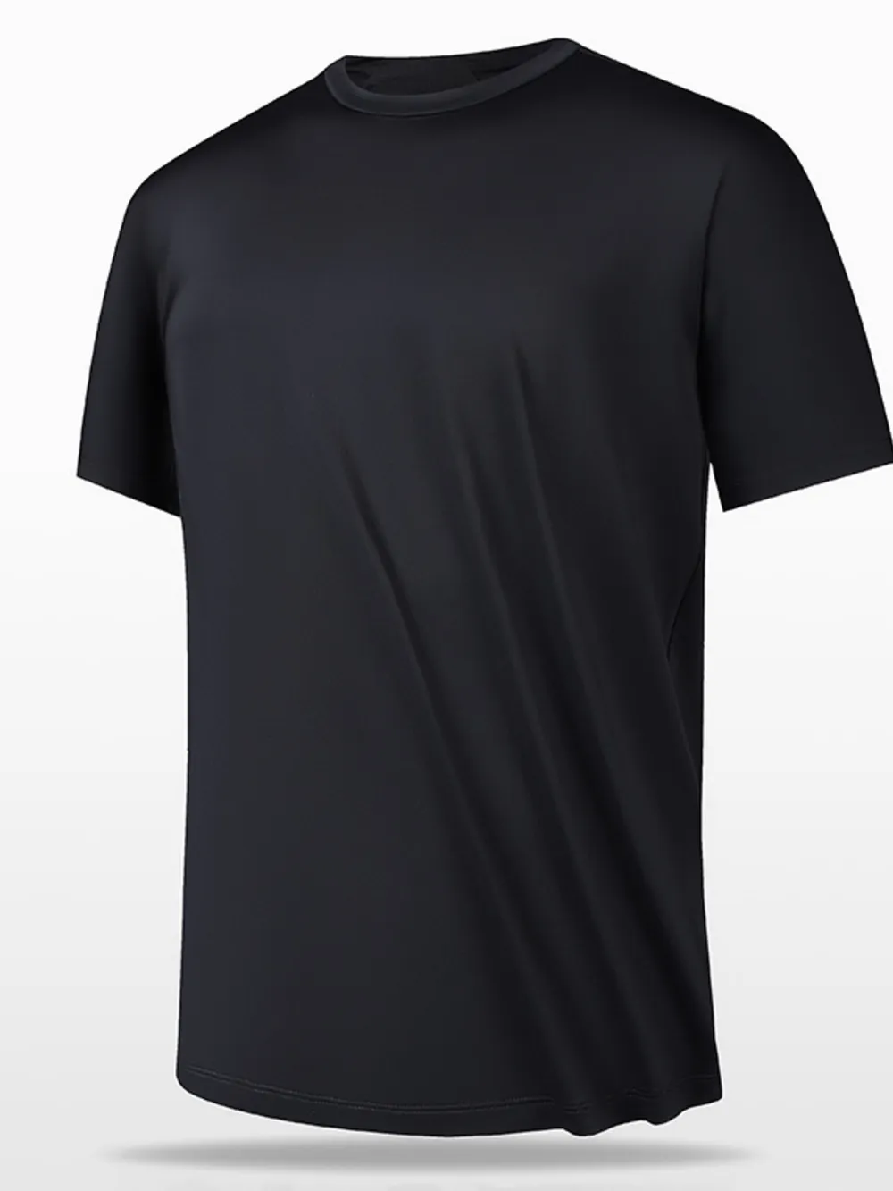 Men's Plus Size Round Neck Short Sleeve T-Shirt