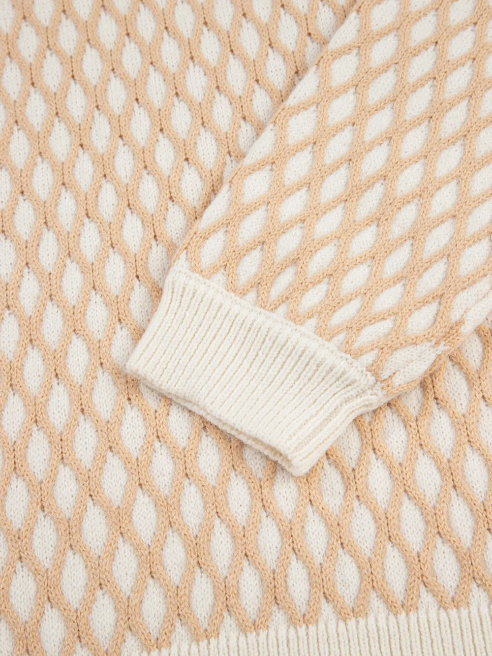 Textured Knit Mock Neck Sweater, image 4