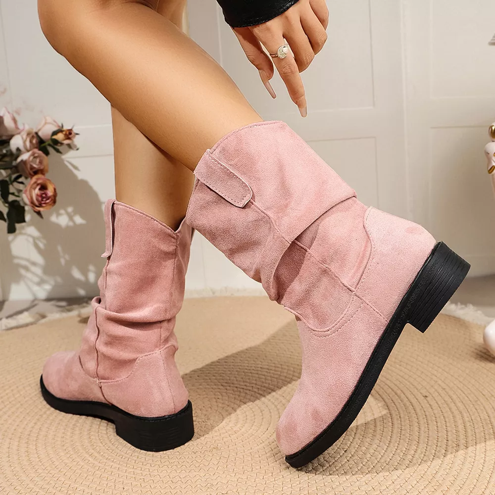 Round Toe Slouchy Boots, image 10