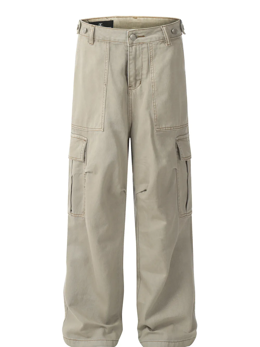 Men's Wide Leg Cargo Jeans