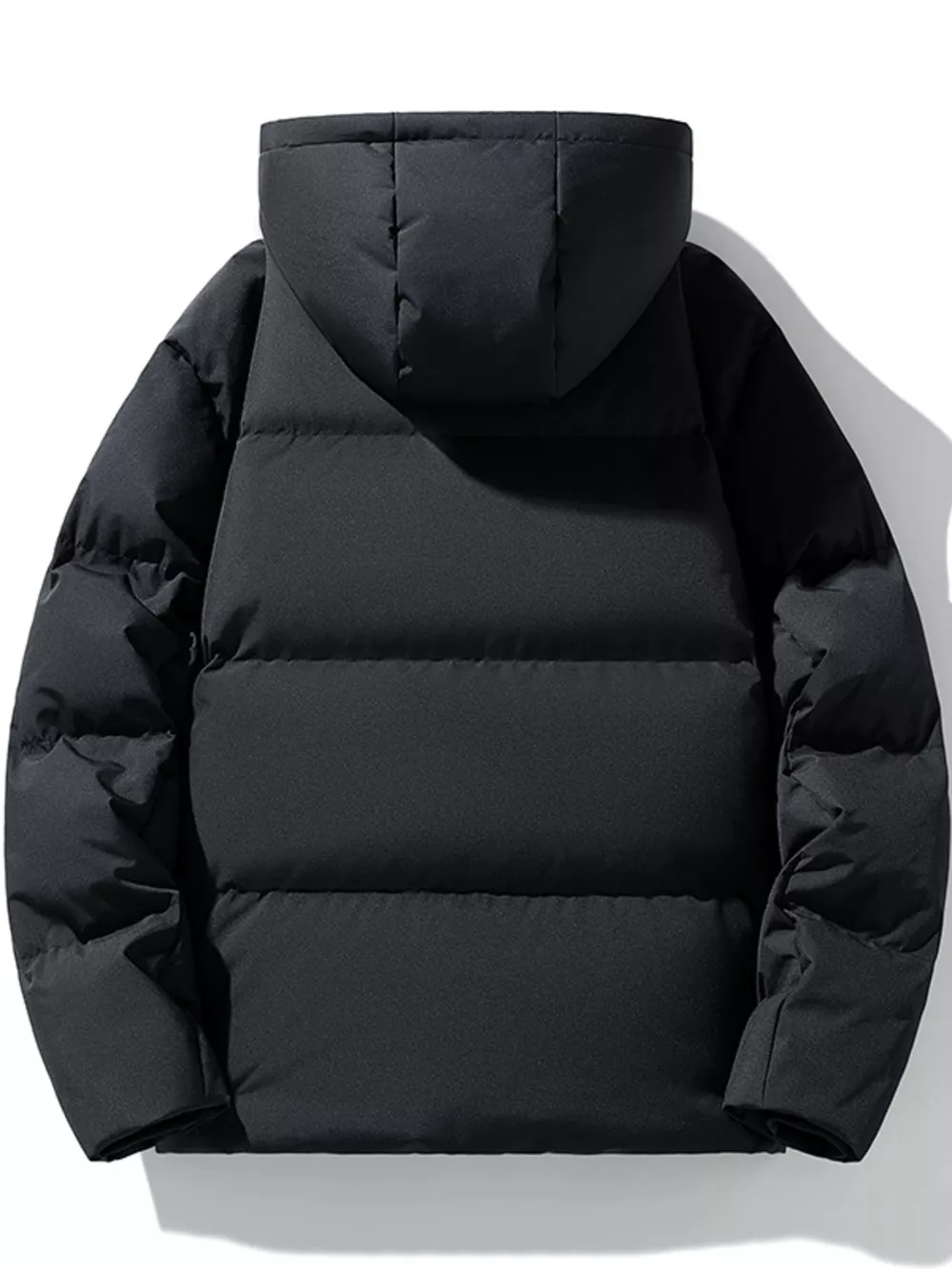Men's Plus Size Hooded Padded Winter Coat, image 6