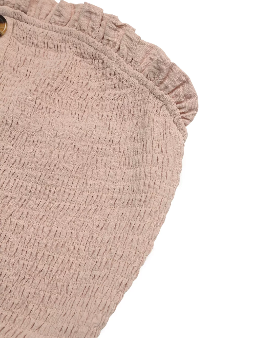 Smocked Tube Top Wide Leg Jumpsuit, image 8