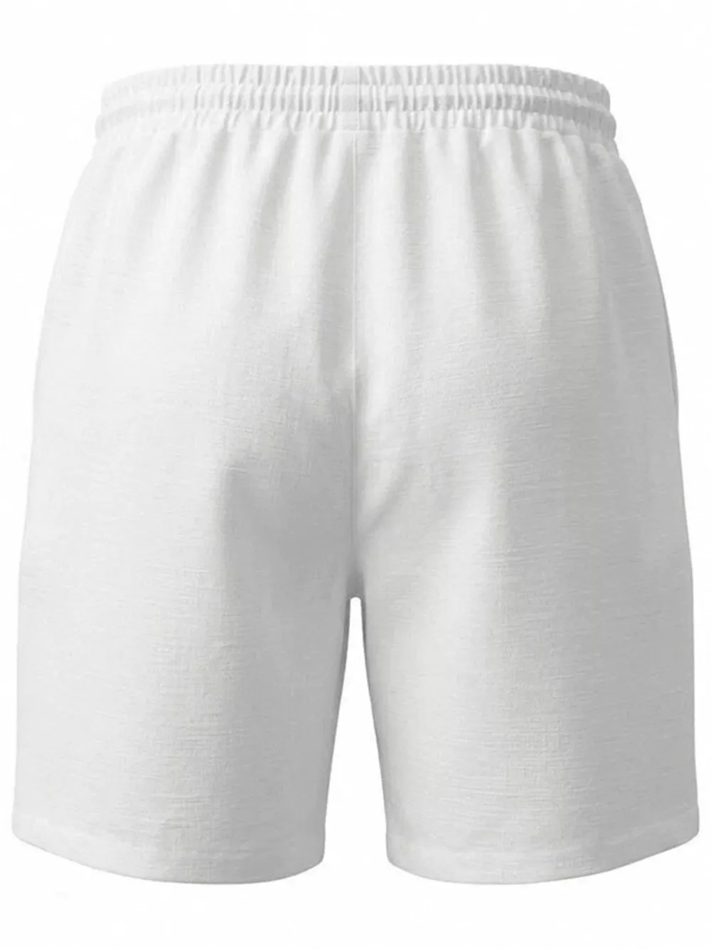 Men's Full Size Linen Blend Drawstring Shorts Plus Size, image 21