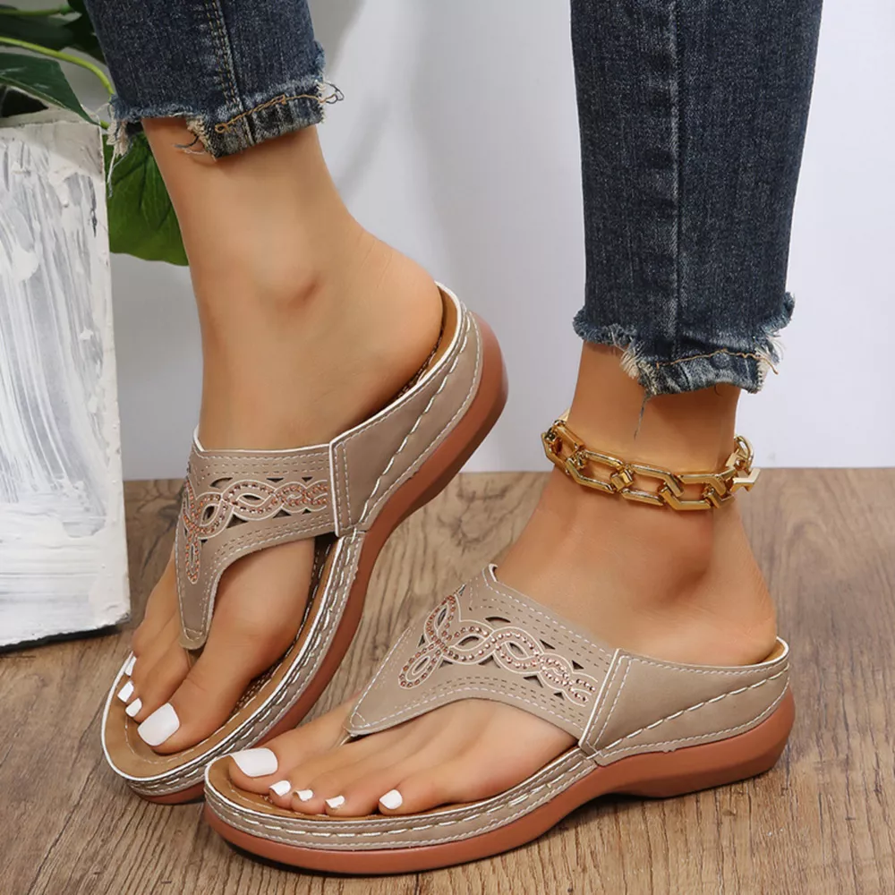 Casual Hollow-Out Thong Sandals, image 5