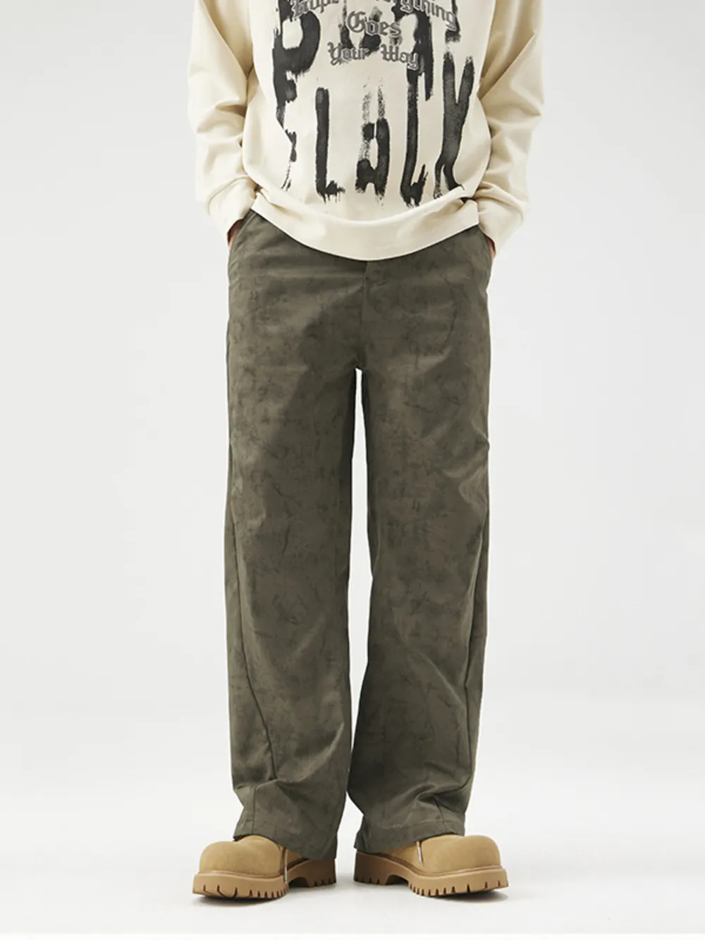 Men's Plus Size Wide Leg Pants, image 2