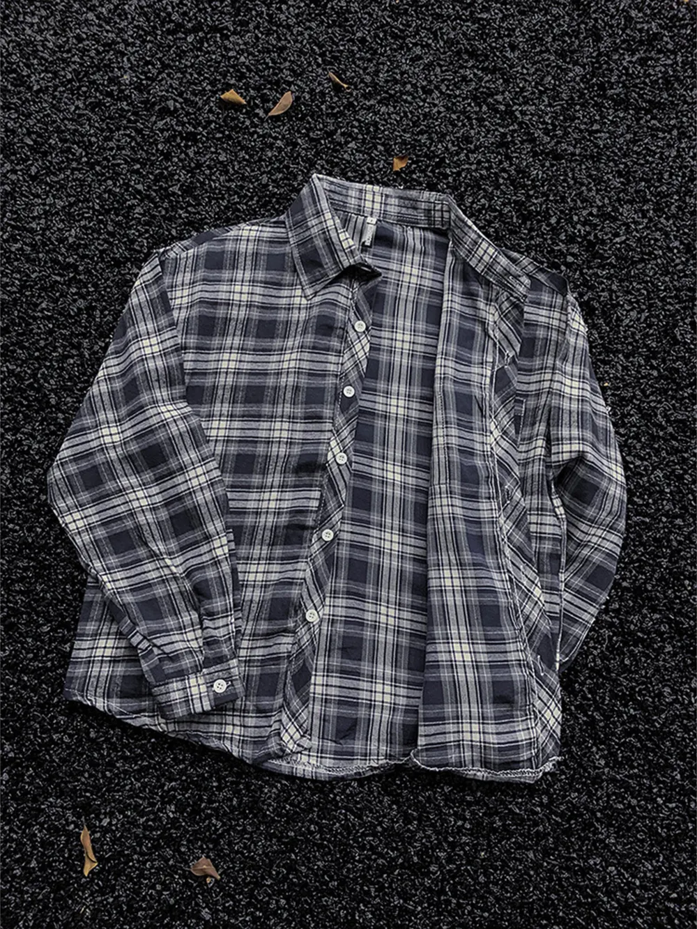 Men's Plus Size Plaid Button Up Shirt, image 2