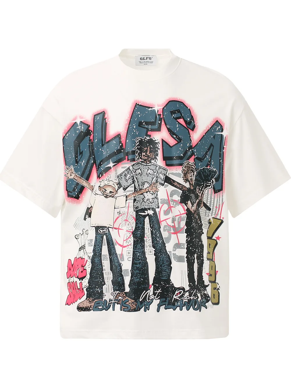 Men's Graphic Round Neck Short Sleeve T-Shirt, image 2