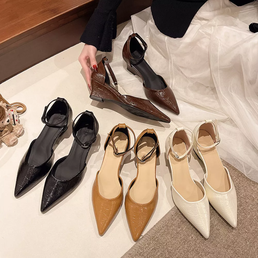 Pointed-Toe Ankle Strap Pumps, image 11