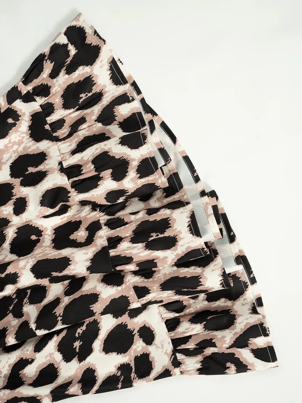 Leopard Print Long Sleeve Mini Dress, image 7