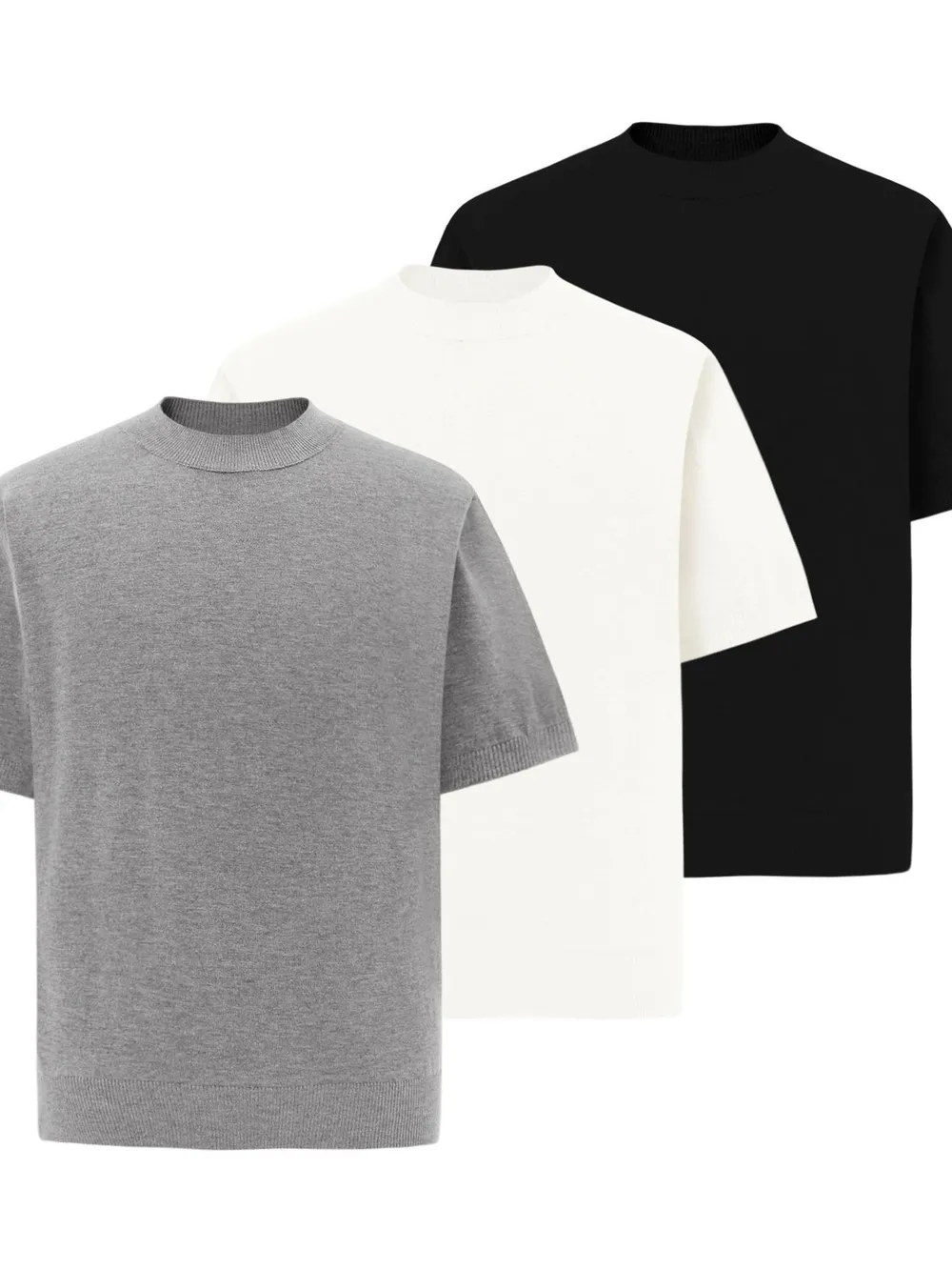 Men's Round Neck Short Sleeve T-Shirt, image 10