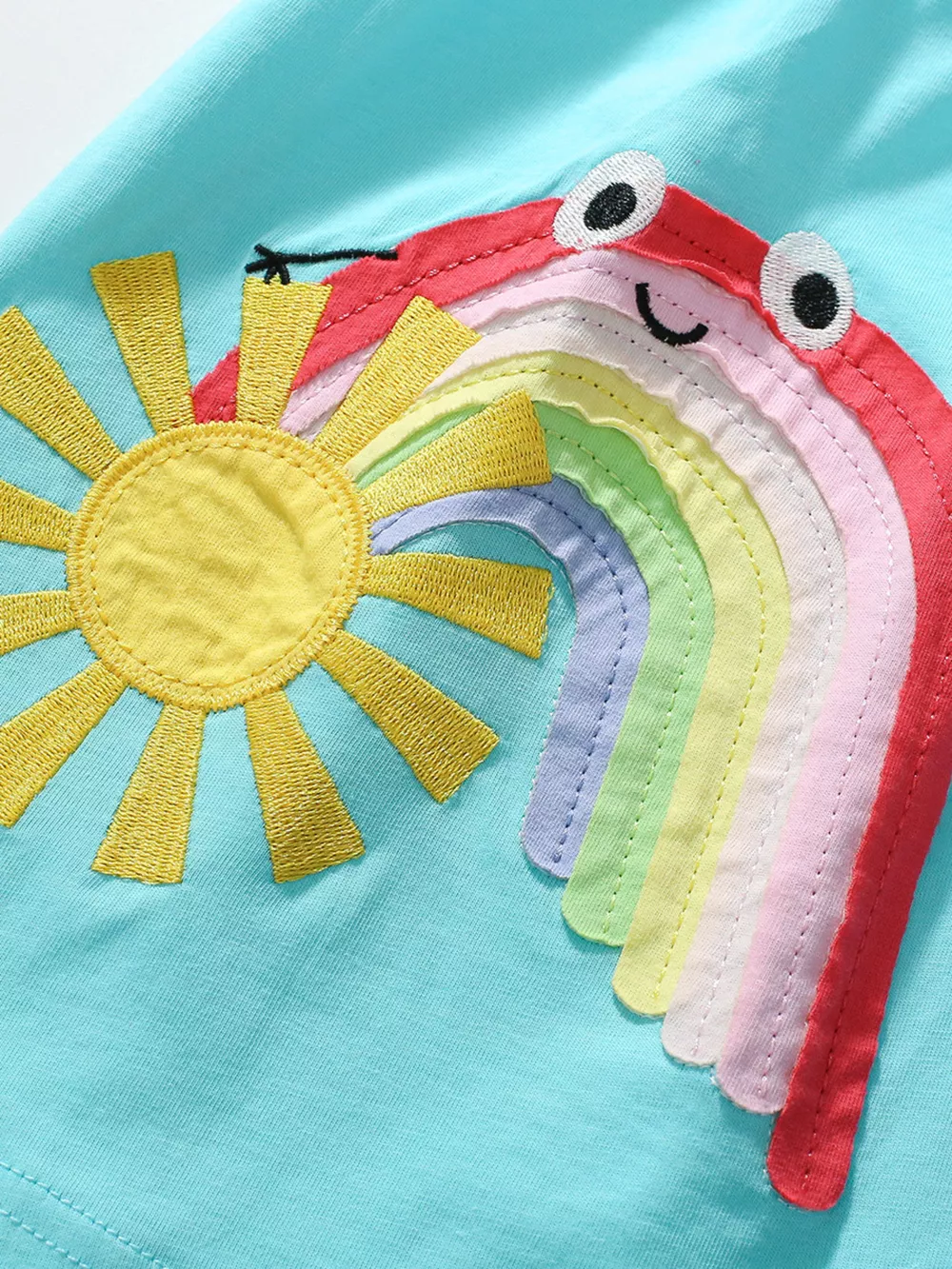 Children's Embroidered Short Sleeve Dress, image 2
