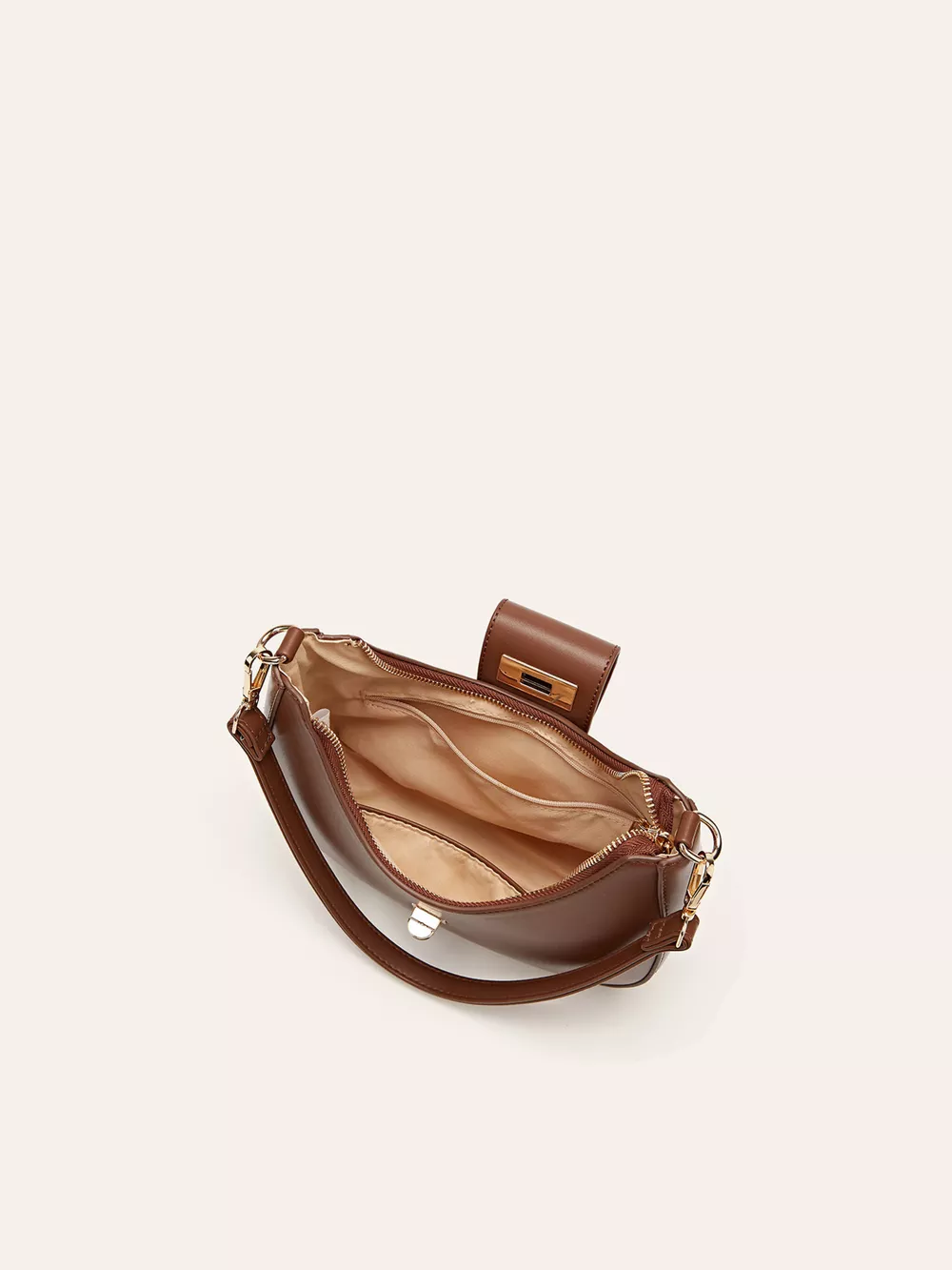Buckle Closure Shoulder Bag, image 4