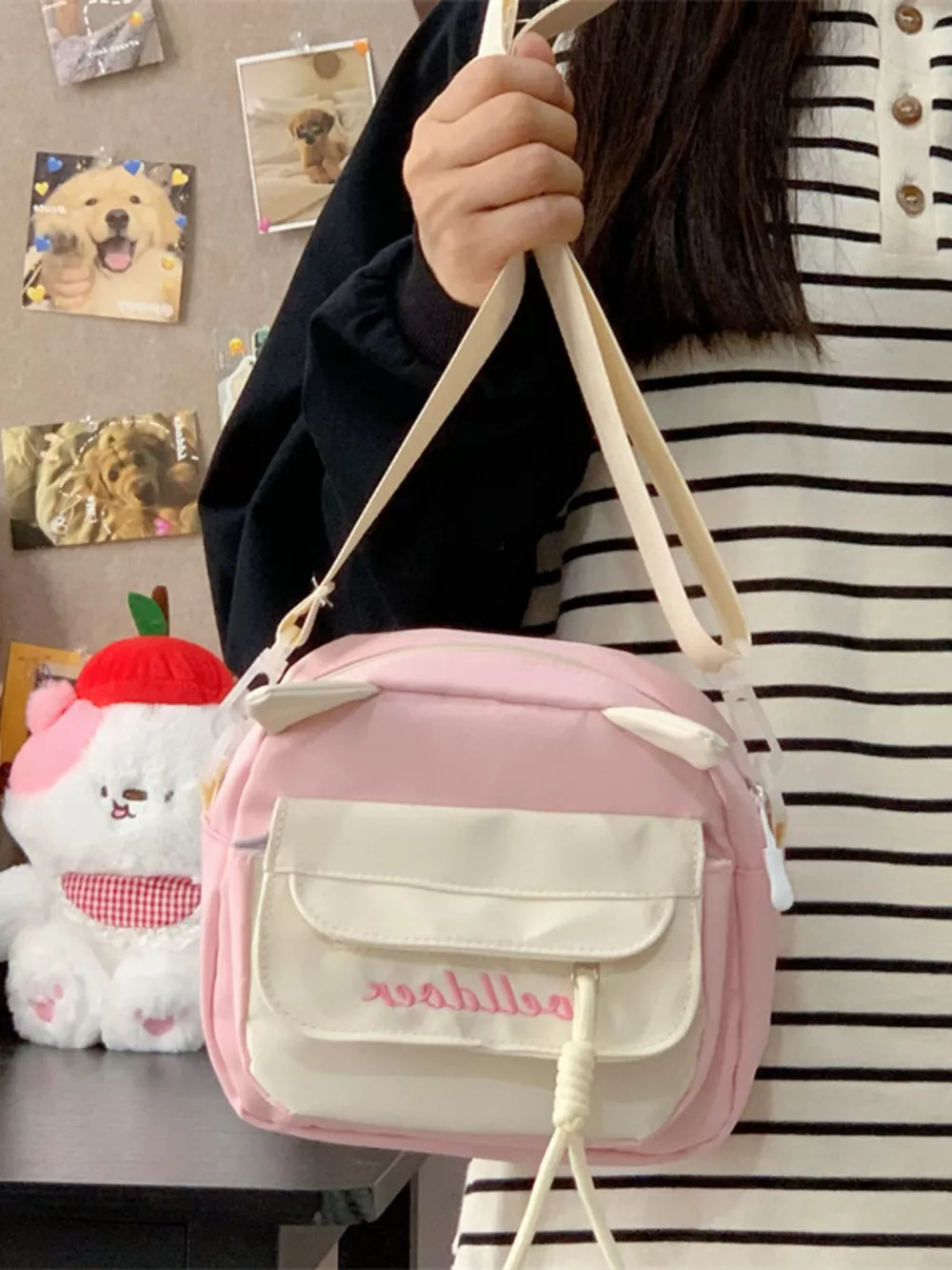 Adjustable Strap Crossbody Bag, image 6