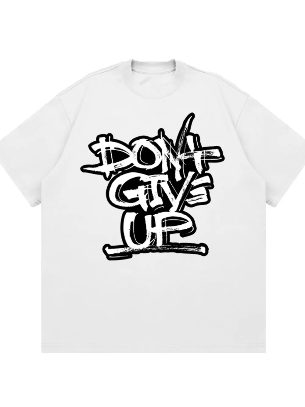 Men's Letter Graphic Crew Neck T-Shirt, image 4