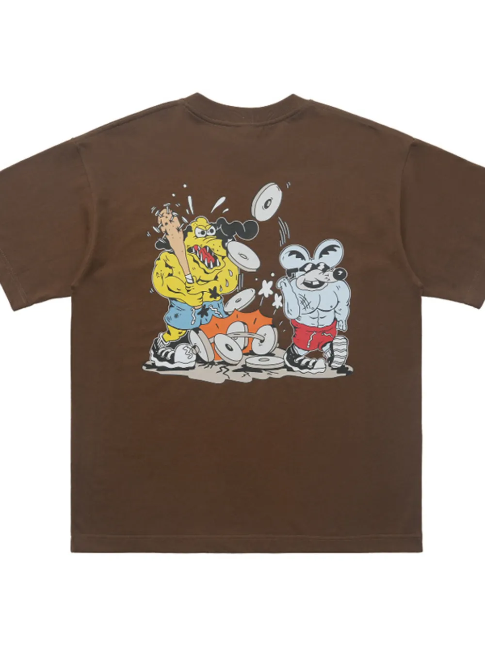 Men's Graphic Round Neck Short Sleeve T-Shirt, image 2
