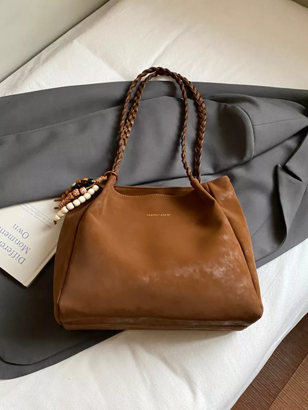 Braided Strap Shoulder Bag, image 2