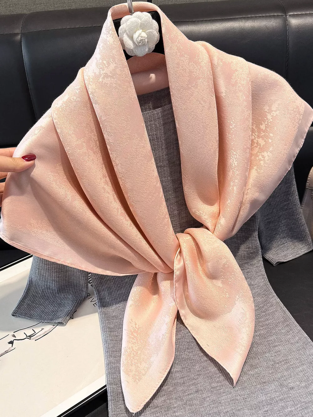 Lightweight Silk Scarf, image 3