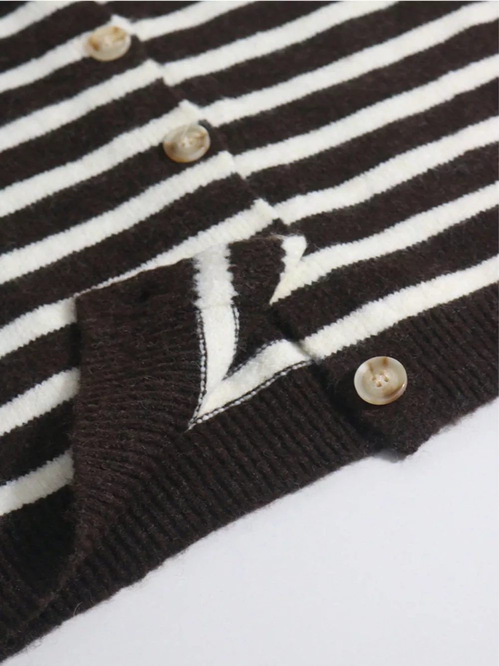 Striped Button-Down Cardigan, image 9