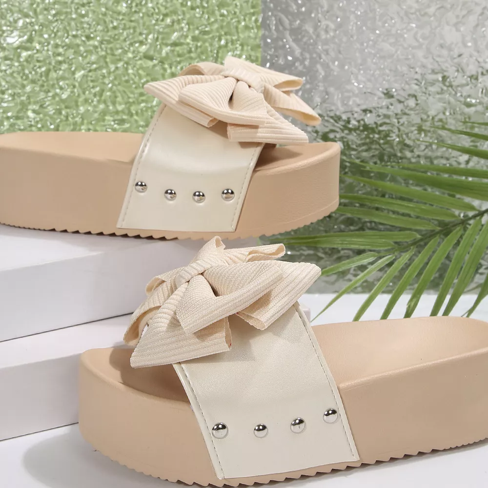 Bow Decor Platform Sandals, image 6