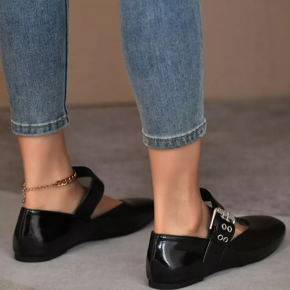 Round Toe Flats Loafers, image 3
