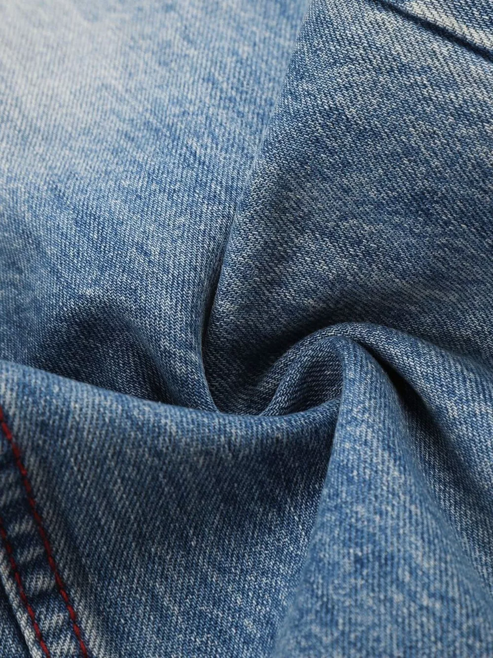 Men's Distressed Wide-Leg Jeans, image 6