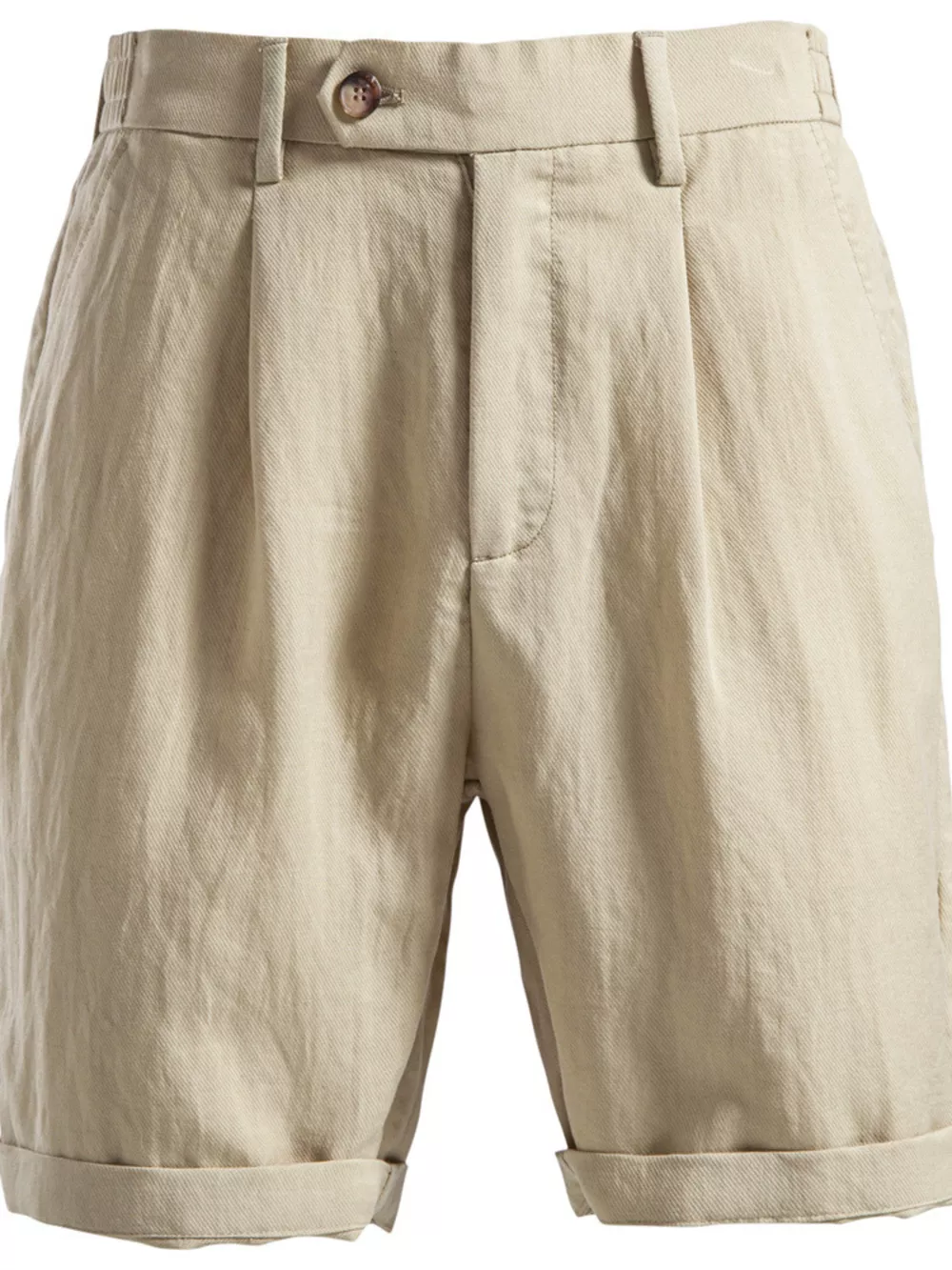 Men's Pleated Shorts with Pockets, image 6