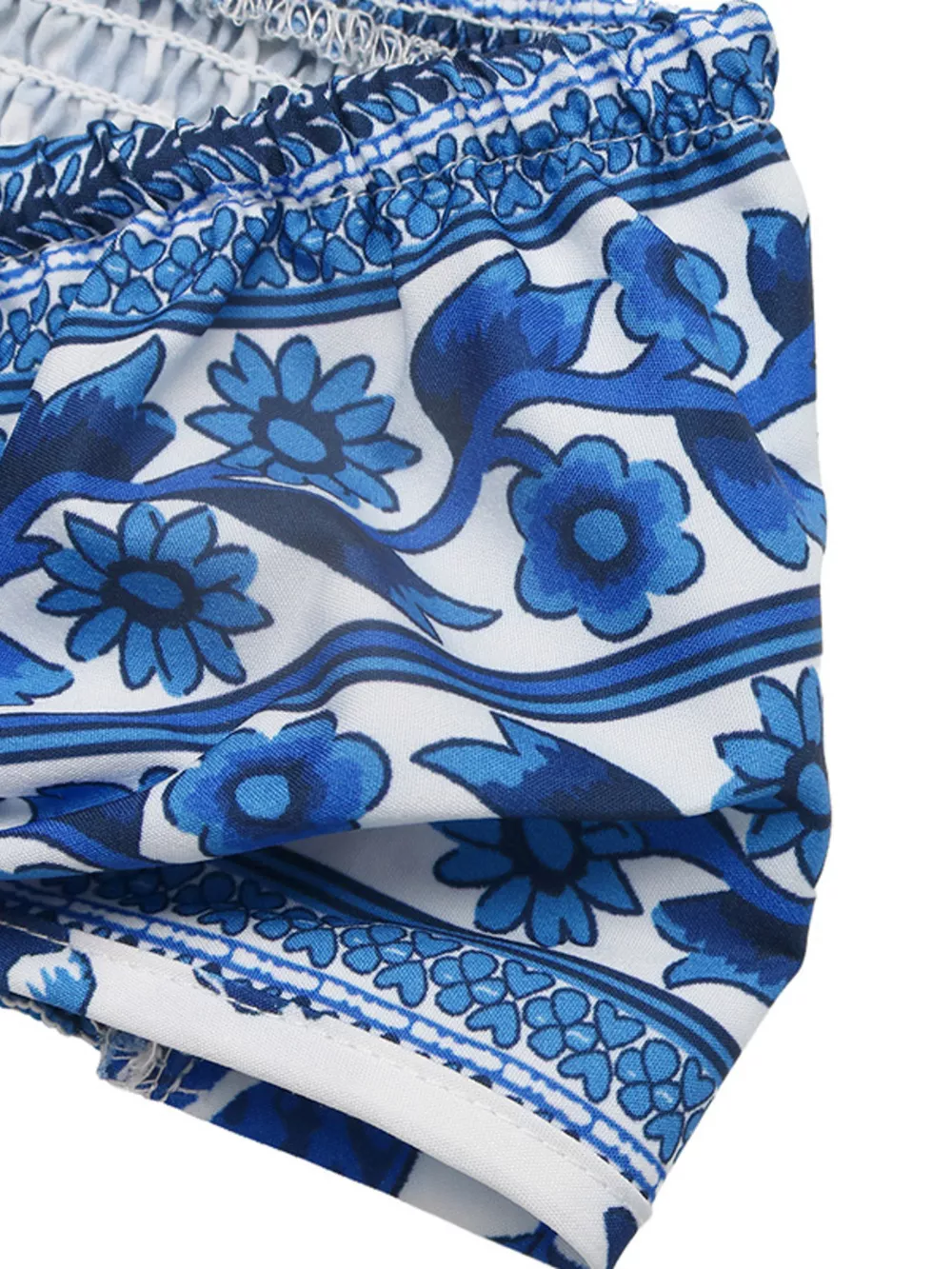 Floral Print Halter Neck Cutout Mini Dress, image 8