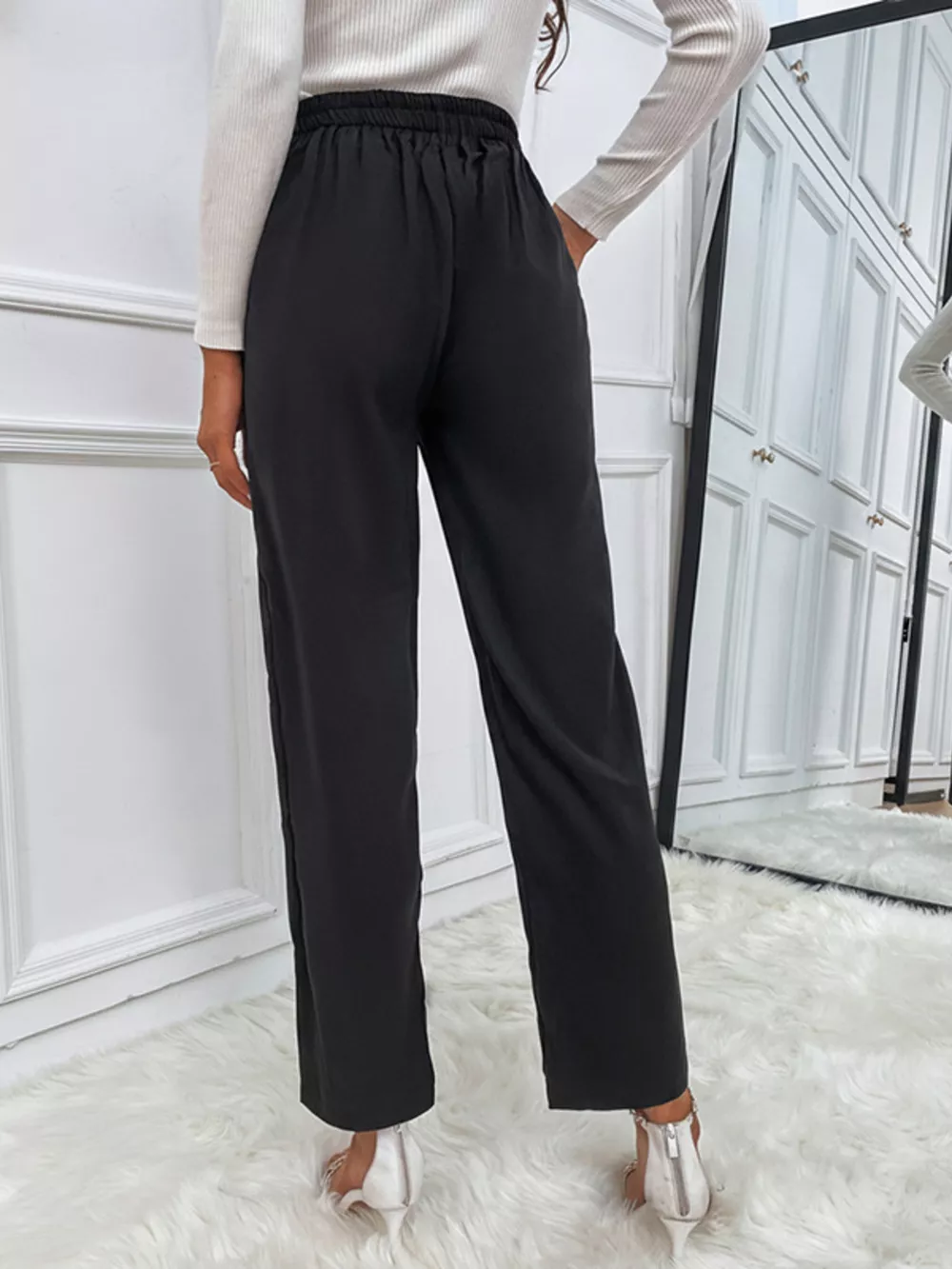High Waist Wide Leg Pants, image 5