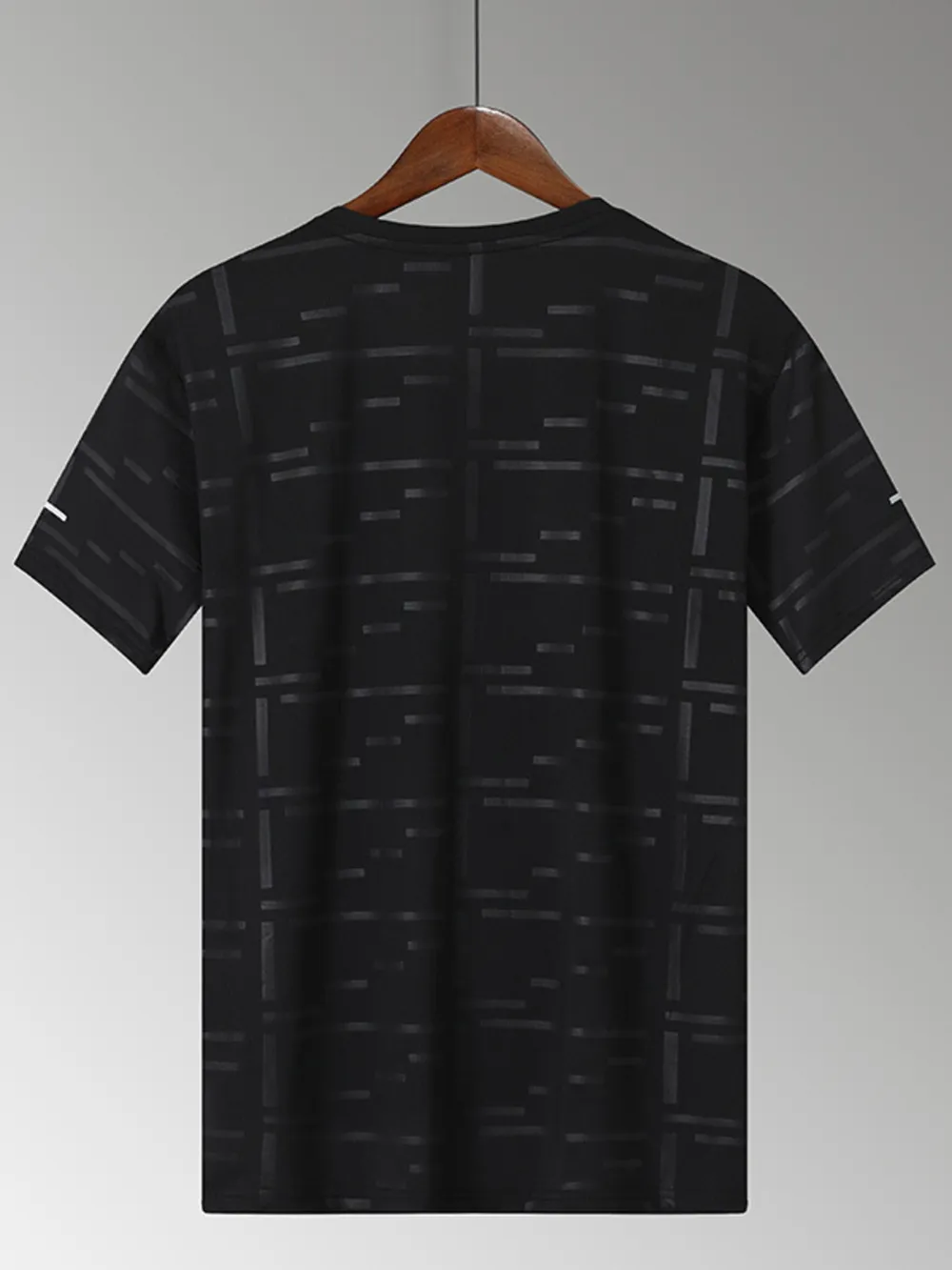 Men's Plus Size Round Neck Short Sleeve T-Shirt, image 2