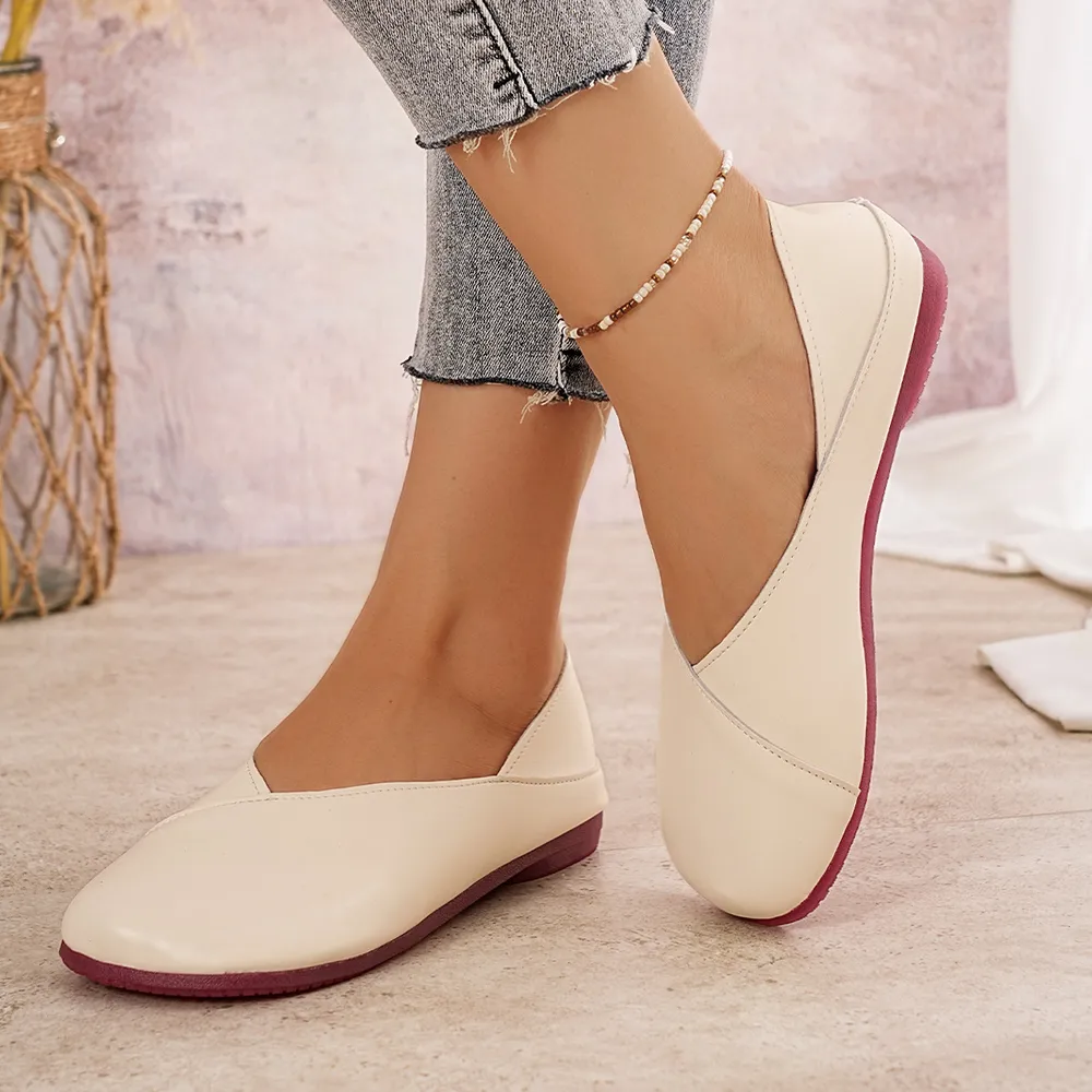 Round Toe Flats Slip-Ons, image 14
