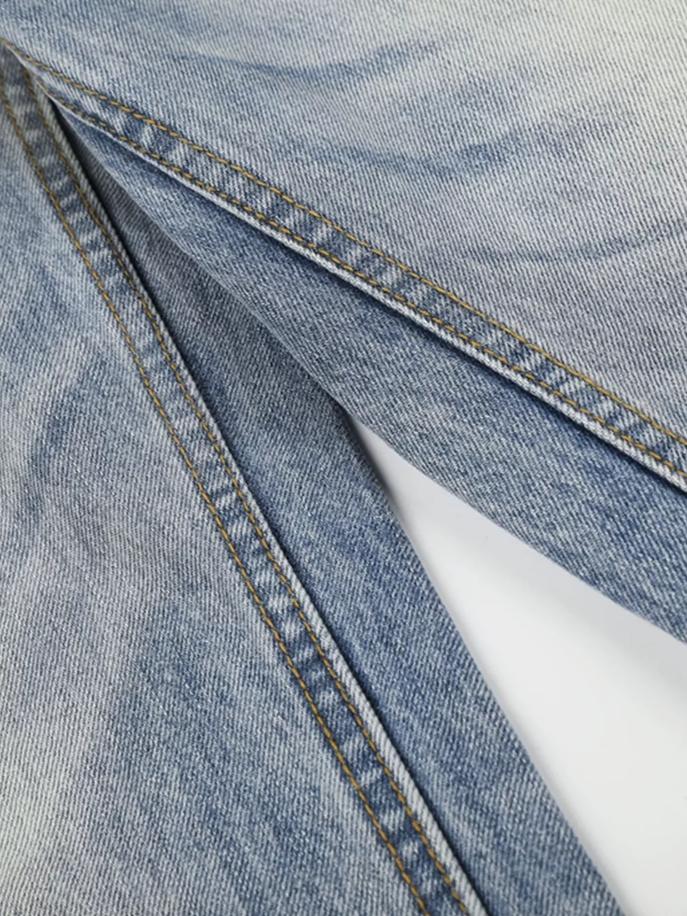 Men's Washed Wide Leg Jeans, image 6