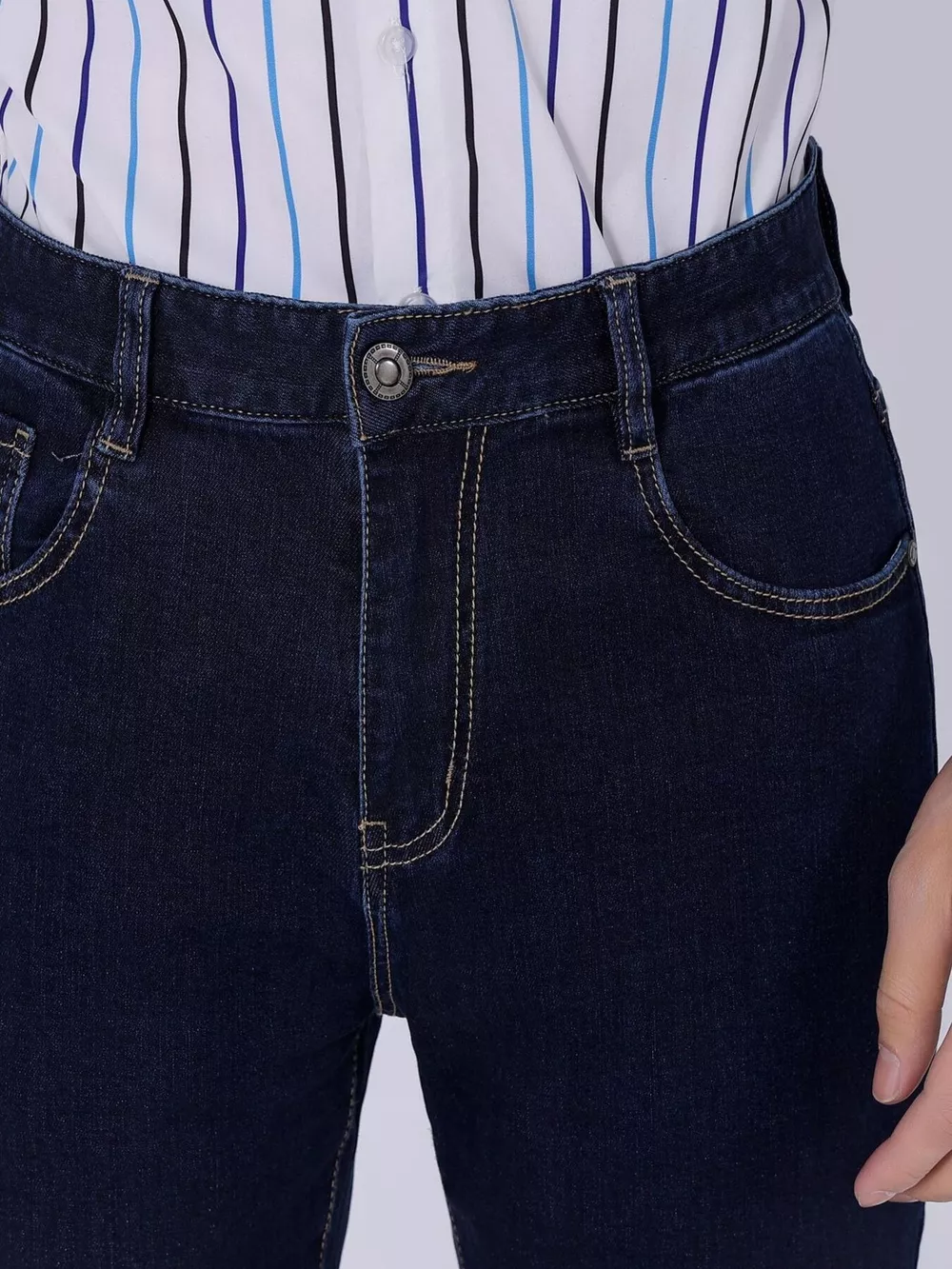Men's Wash Straight-Leg Jeans, image 4
